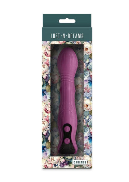 Lust-N-Dreams Cadence Rechargeable Silicone Vibrator - Magenta/Red