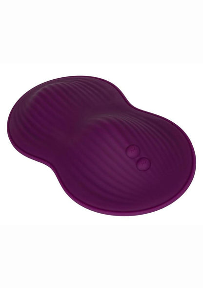 Lust Remote Control Dual Rider Rechargeable Silicone Massager - Purple