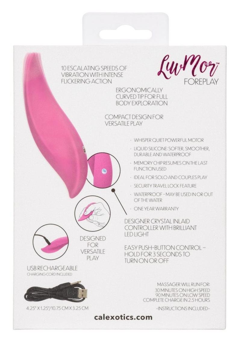 Luvmor Foreplay Rechargeable Silicone Vibrator - Pink