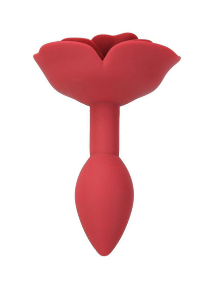 Lux Active Red Rose Silicone Anal Plug