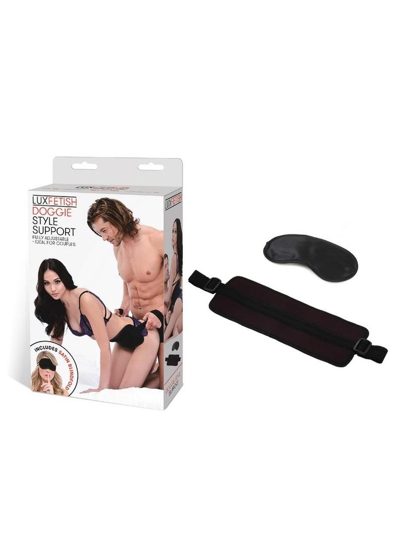 Lux Fetish Doggie Style Support Adjustable - Black