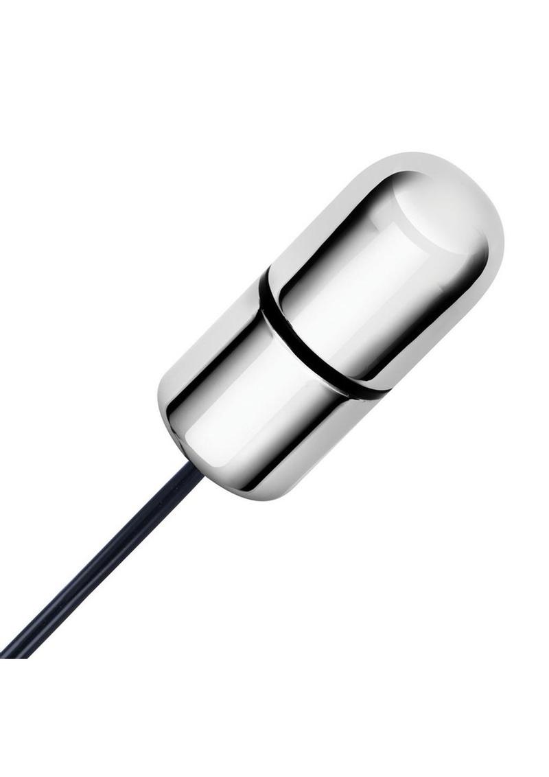 Lux Fetish Electro Sex Shock Bullet with Remote Control - Black
