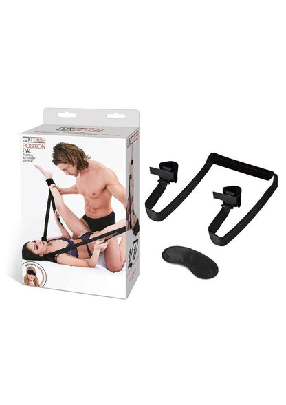 Lux Fetish Position Pal Adjustable Position Straps - Black