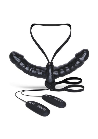 Lux Fetixh Vibrating Pleasure For 2 Double-Ended Strap-On