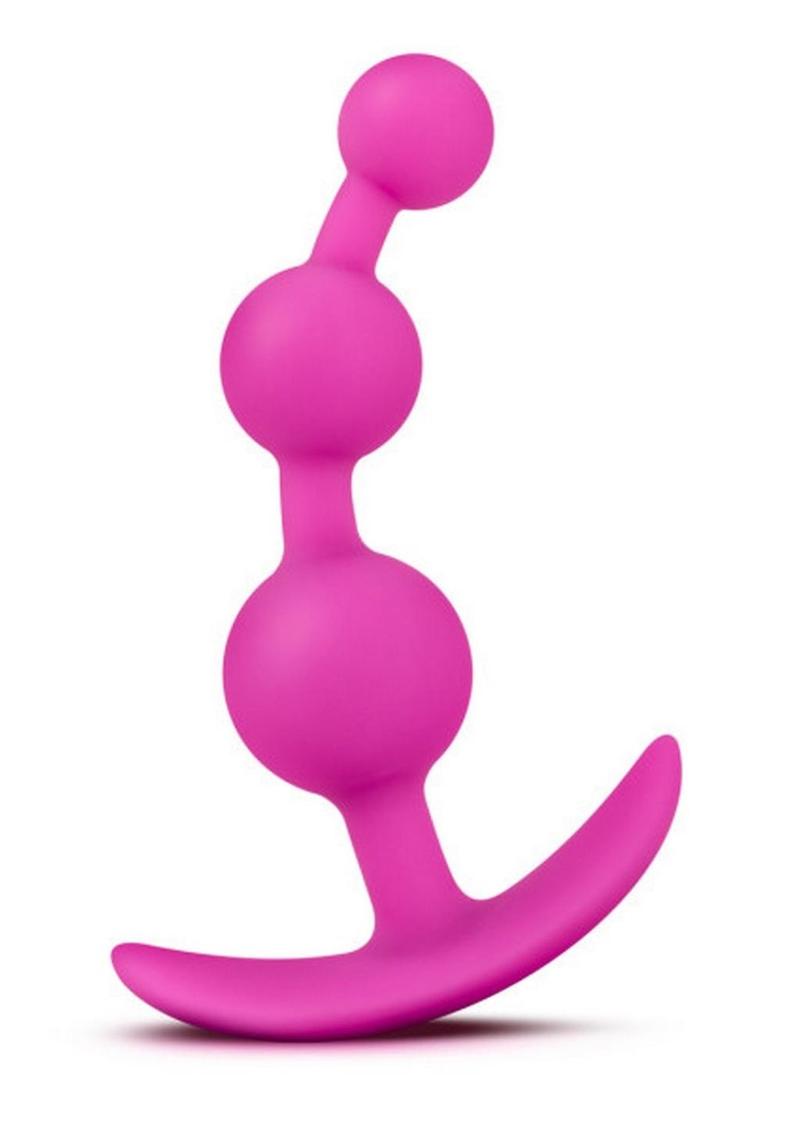 Luxe Be Me 3 Silicone Butt Plug - Pink