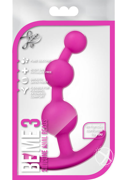 Luxe Be Me 3 Silicone Butt Plug