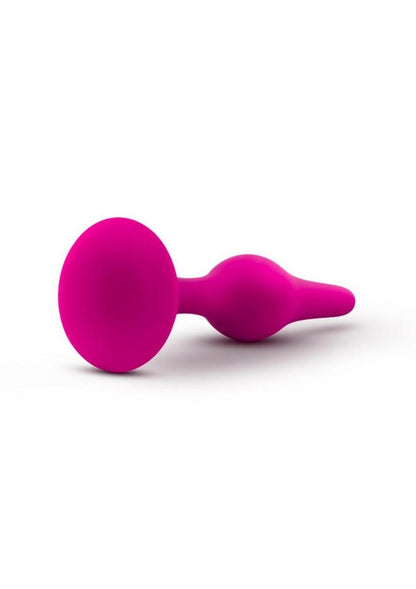 Luxe Beginner Plug Silicone Butt Plug - Pink - Small