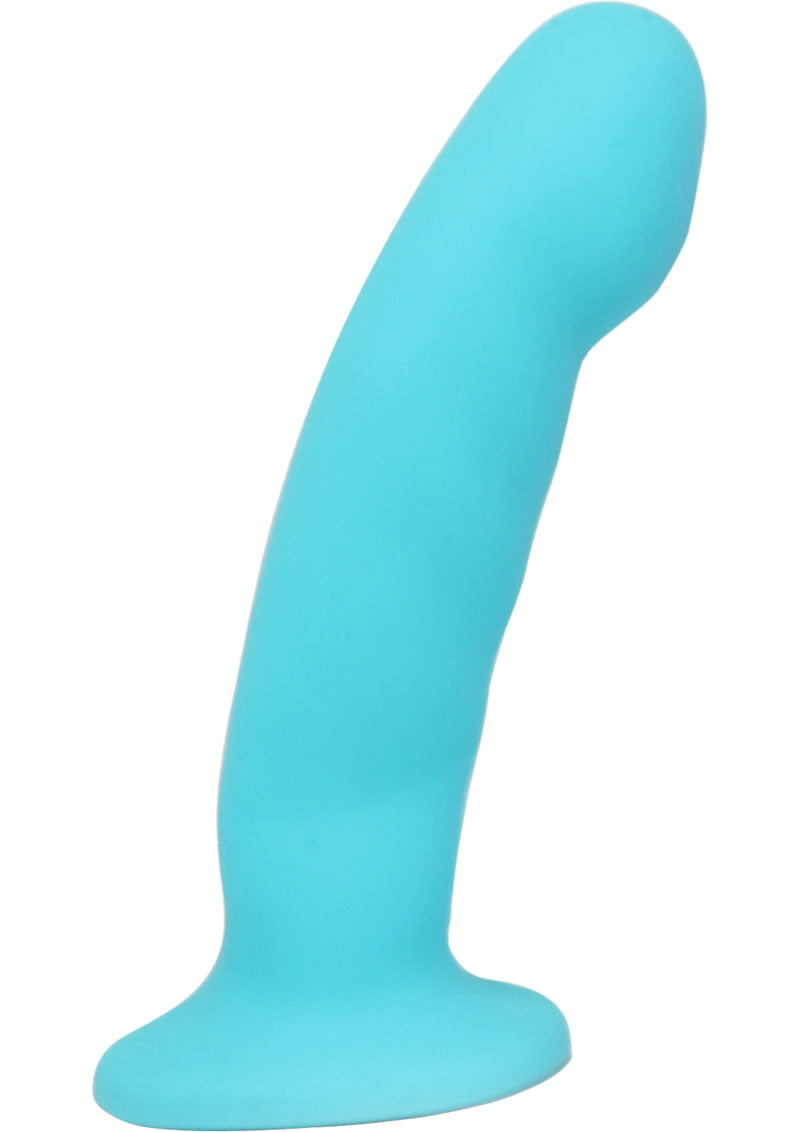 Luxe Cici Silicone Dildo - Blue - 6.5in