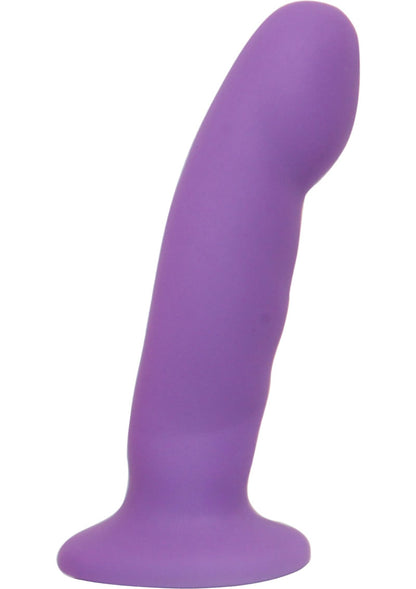 Luxe Cici Silicone Dildo - Purple - 6.5in