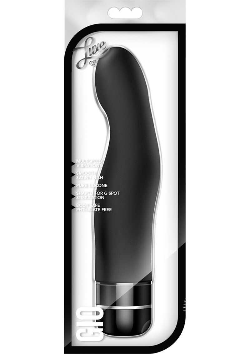 Luxe Gio Vibrating Silicone Dildo