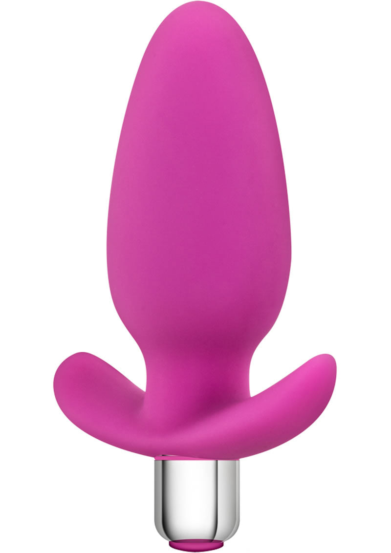 Luxe Little Thumper Silicone Vibrating Butt Plug