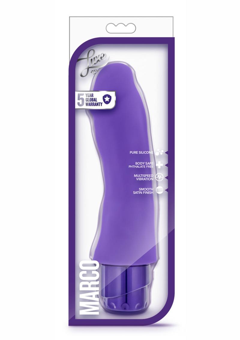 Luxe Marco Silicone Vibrating Dildo