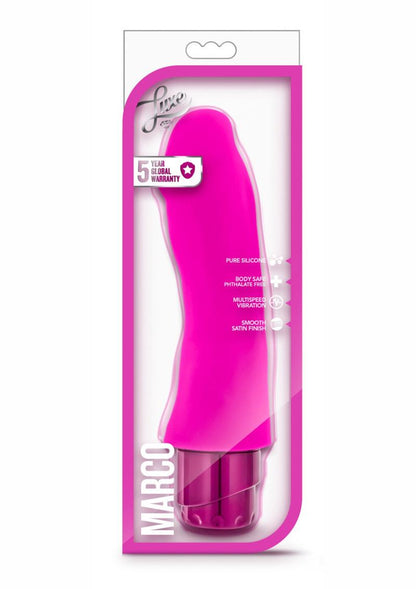 Luxe Marco Vibrating Silicone Dildo