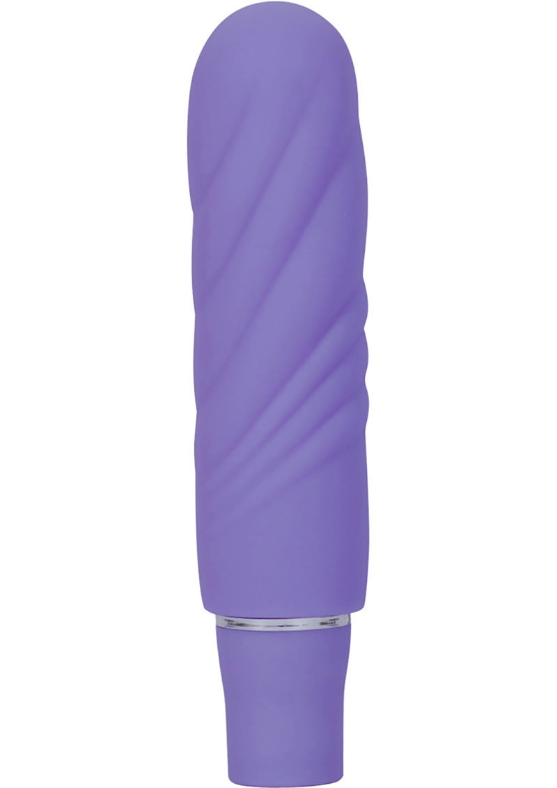 Luxe Nimbus Silicone Mini Vibrator - Periwinkle/Purple