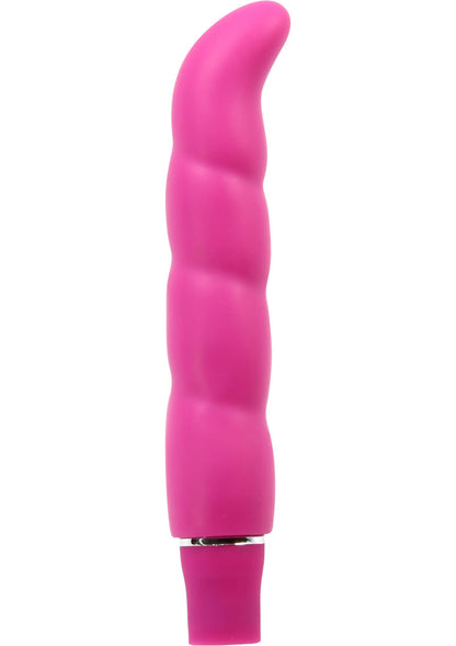 Luxe Purity G Silicone G-Spot Vibrator - Pink