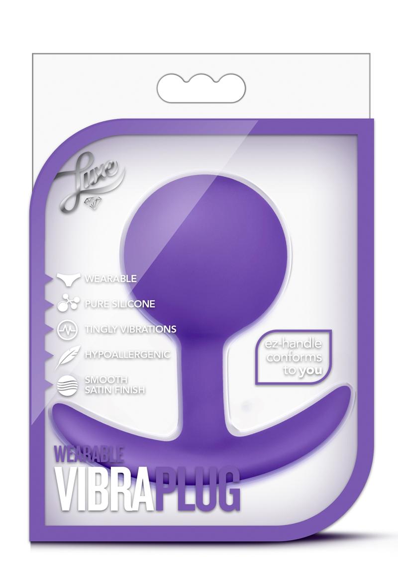 Luxe Wearable Vibra Plug Silicone Butt Plug