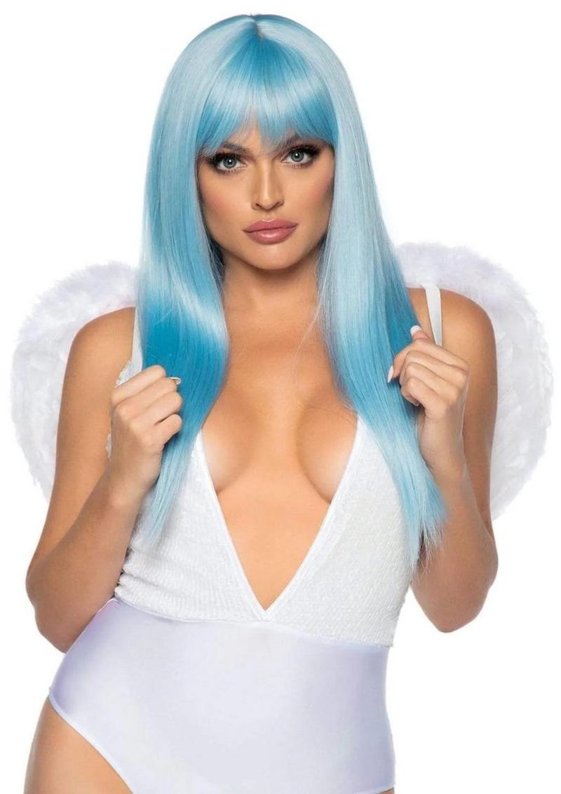 Marabou Trim Wings - White - One Size