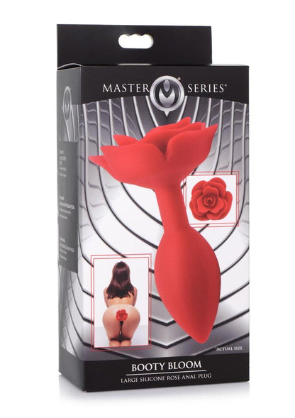 Master Series Booty Bloom Silicone Rose Anal Plug