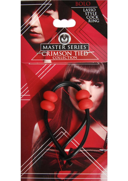 Master Series - Crimson Tied Bolo Lasso Style Adjustable Cock Ring