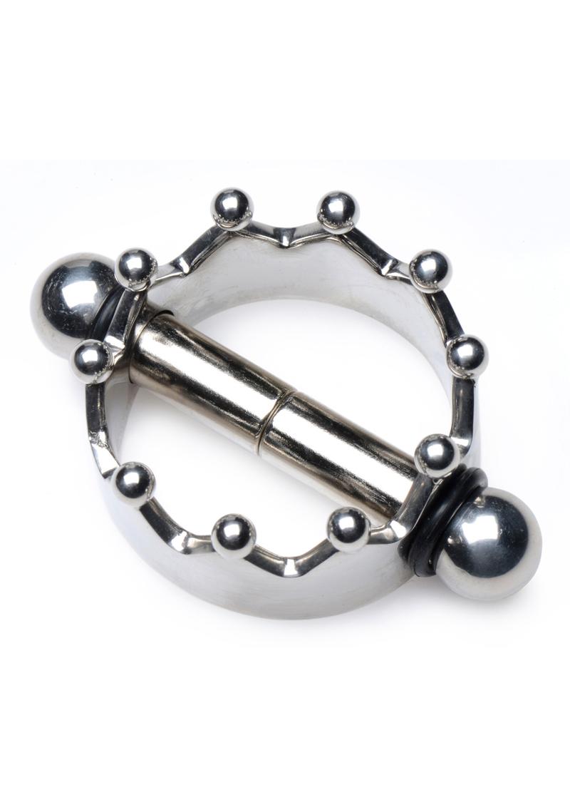 Master Series Crowned Magnetic Crown Nipple Clamps - Stainless