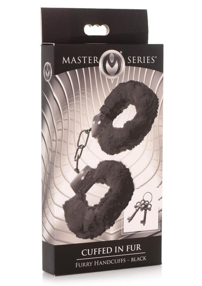 Master Series Cuffed In Fur Furry Handcuffs