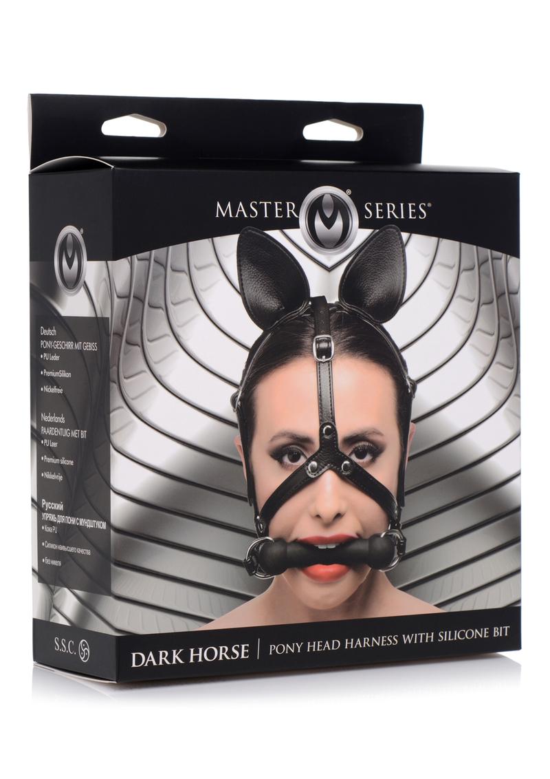 Master Series Dark Horse Pony Head with Silicone Bit