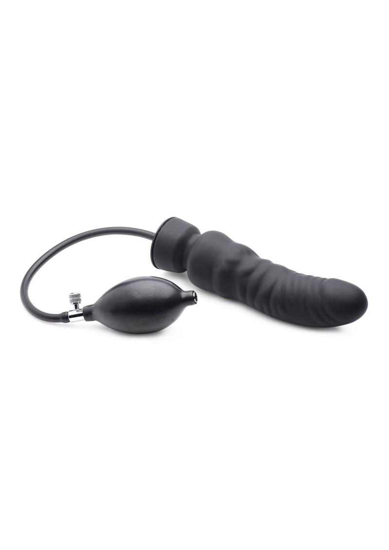 Master Series Dick-Spand Inflatable Silicone Dildo