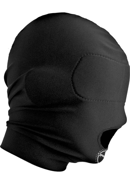 Master Series Disguise Open Mouth Hood with Padded Blindfold