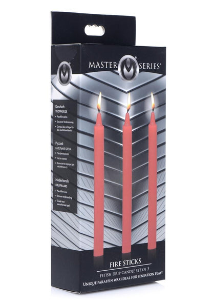 Master Series Fire Sticks Fetish Drip Candles