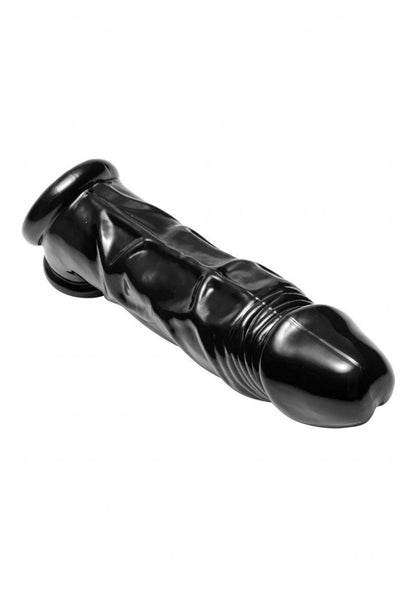 Master Series Fuk Tool Penis Sheath and Ball Stretcher - Black