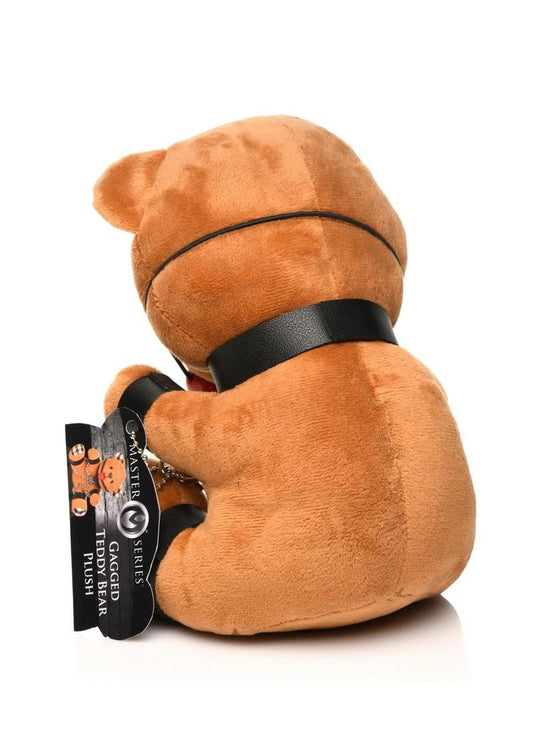 Master Series Gagged Plush Teddy Bear - Brown