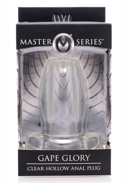 Master Series Gape Glory Clear Hollow Anal Plug