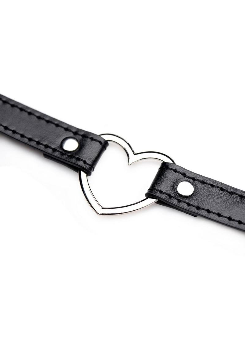 Master Series Heart Choker Necklace - Black