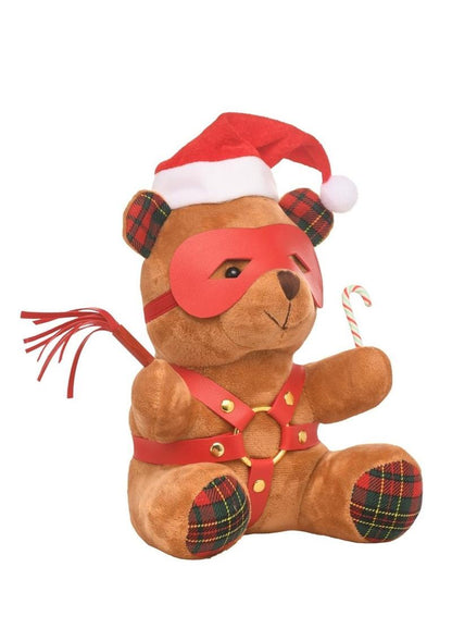 Master Series Holiday Bondage Bear - Brown/Green/Red/White