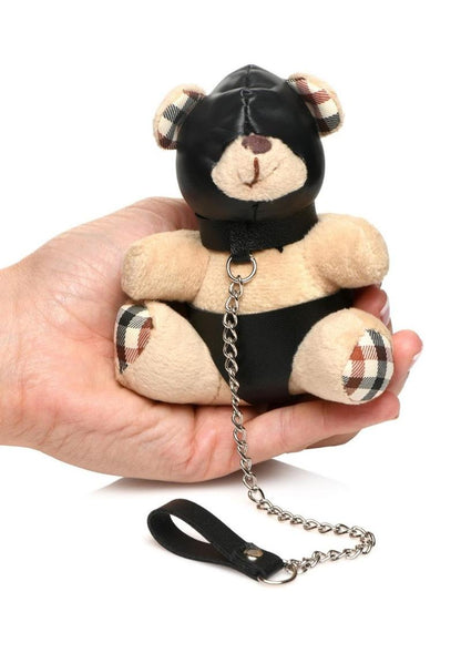 Master Series Hooded Teddy Bear Keychain - Tan