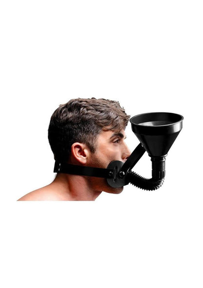 Master Series Latrine Extreme Funnel Gag - Black