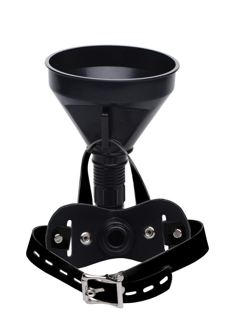 Master Series Latrine Extreme Funnel Gag - Black