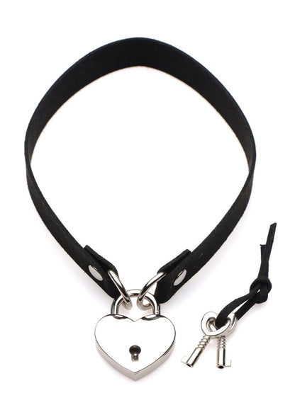 Master Series Lock-It Heart Lock and Key Choker