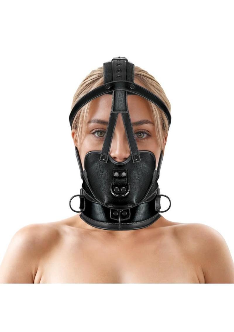 Master Series Lockable Head Harness with Muzzle