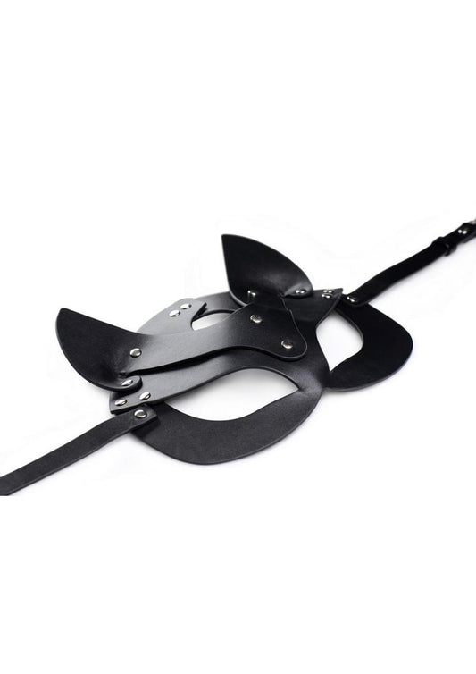 Master Series Naughty Kitty Mask - Black