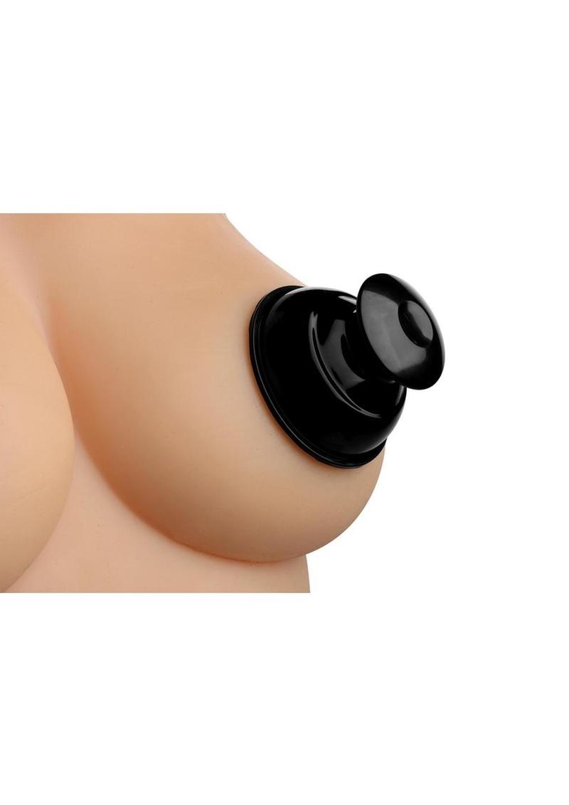 Master Series Plungers Silicone Nipple Suckers - Black