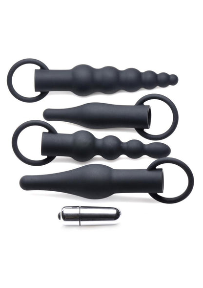 Master Series Premium Ranged Rimmers 3x Vibrating Silicone Rimming Anal Training