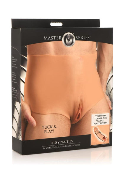 Master Series Pussy Panties Silicone Wearable Vagina/Ass Panties