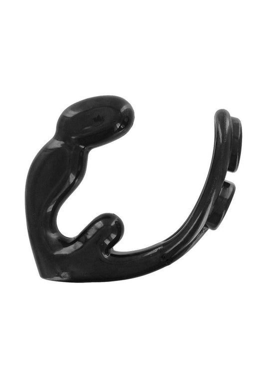 Master Series Rogue Erection Enhancer + Anal Plug - Black