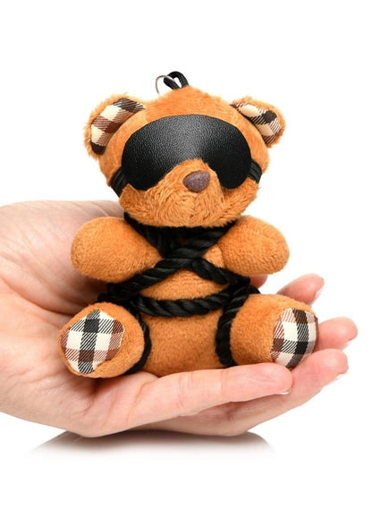 Master Series Rope Teddy Bear Keychain - Brown