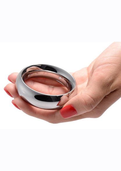 Master Series Sarge 1.5in Stainless Steel Erection Enhancer Cock Ring - Silver