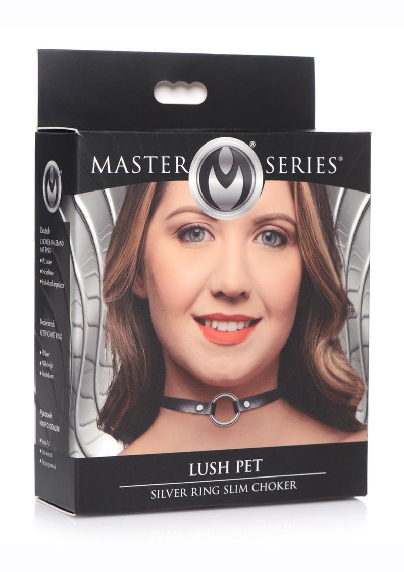 Master Series Silver Ring Slim Choker - Silver