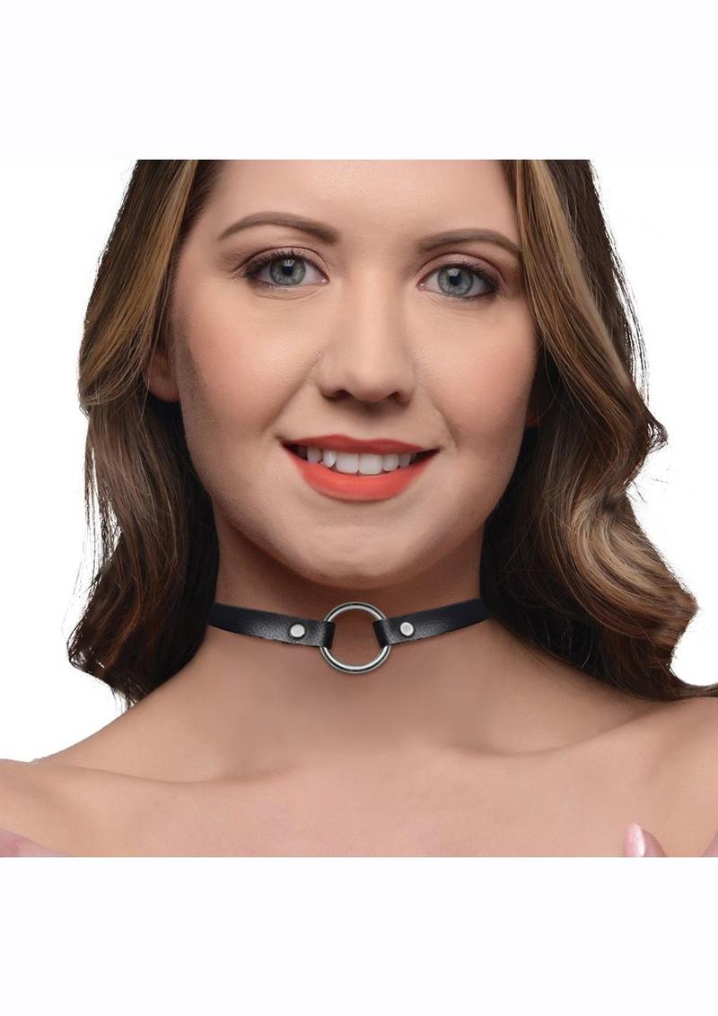 Master Series Silver Ring Slim Choker