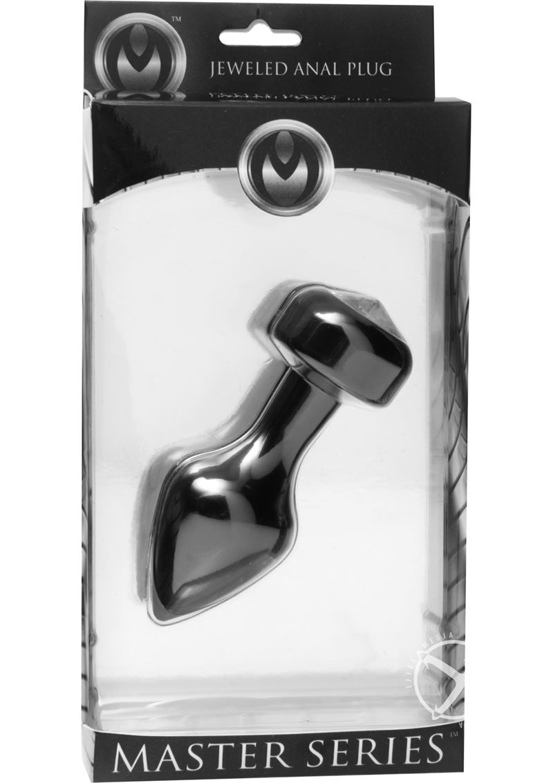 Master Series Spade Petite Jewel Aluminum Anal Plug