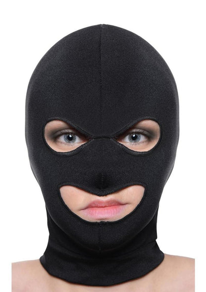 Master Series Spandex Hood with Eye and Mouth Holes - Black